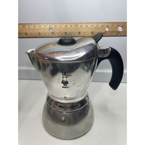 Bialetti Mukka Express Cappuccino Stovetop Maker Coffee espresso aluminum F24 - Picture 7 of 13